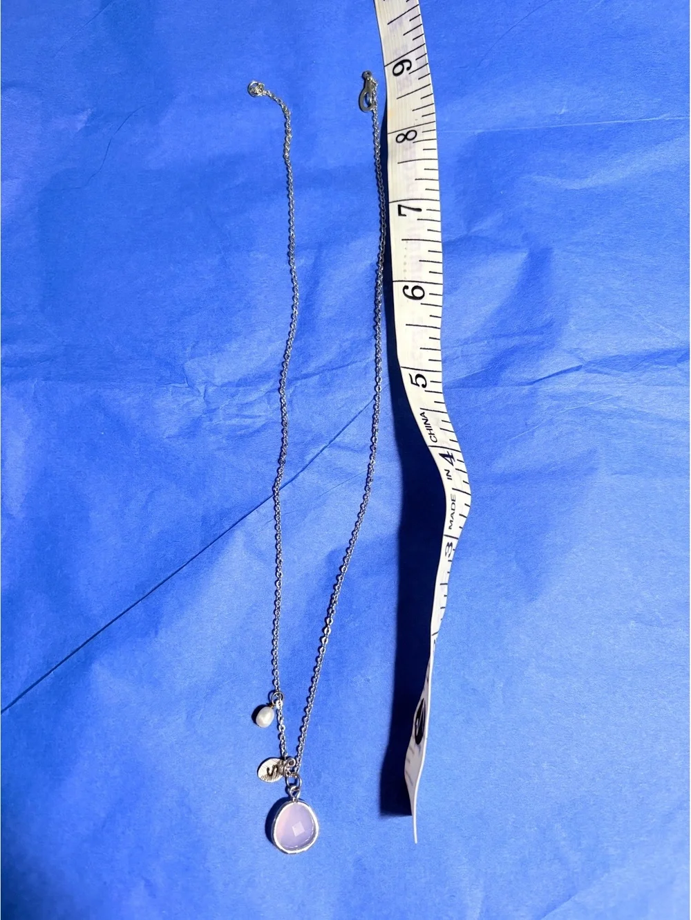 Multi-Drop Cluster Necklace- Letter S